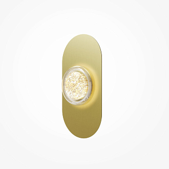 Бра 9,5*18*35 см, LED, 3000К, Maytoni Pharao MOD361WL-L20BS3K латунный
