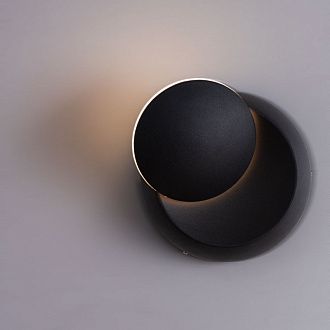 Настенный светодиодный светильник Arte Lamp Eclipse A1421AP-1BK черный