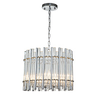 Подвесной светильник 450*450*375/1575 мм, 5*E14 хром Indigo Violino V000307, 12025/5P Chrome