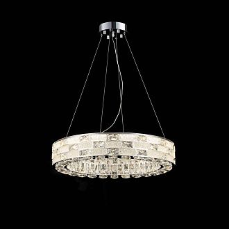 Люстра Ø600 x H120 мм, Светодиодная плата LED-120W (4000K) NewRgy CHROME(ХРОМ) E75-ф600*H120 CHROME