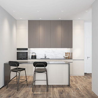 Крепеж 5,9*0,5 см, Denkirs INVIZ DK2085-BK черный