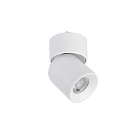 Потолочный светильник Favourite Unika 4150-1U, D54*W63*H98, цилиндрический светильник на шинопровод, белого цвета, с поворотным плафоном - угол наклона 180° и угол вращения 355°.
