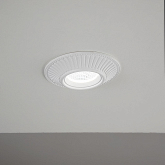 LED светильник 10 см, 7W, 3500K, Citilux Дзета CLD042NW0, белый полимер, вр 8 см