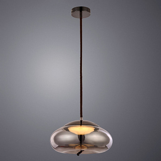 Светильник подвесной Arte Lamp Cody A7767SP-1BC, диаметр 30 см, 10W LED, 3000K, черный хром