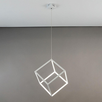 Подвесной LED светильник Citilux Куб CL719300 Белый, 40W*4000K