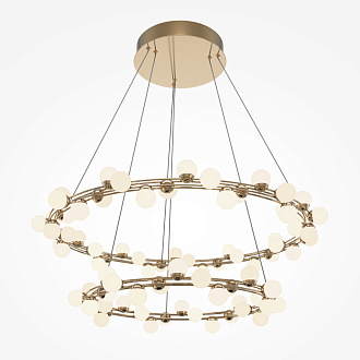 Каскадная люстра 80*80*310 см, LED, 116W, 3000К, Maytoni Tessara MOD081PL-L84G3K золотой