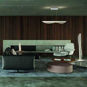 Торшер 35*38*161 см, LED *  30W, 3000К Mantra Bianca 7769, белый