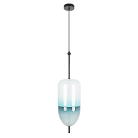 Подвесной светильник 20 см, 1*LED*16W 3000K черный Loft It Venice 10223/B Blue