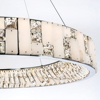 Подвесная люстра 80x80x40см, LED, 93Вт, 3000 / 5500K, Modelux ML.6988.800P CR Хром