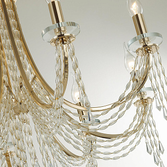 Люстра 75*75*121,9 см, 8 E14*40W, Odeon Light Capel, золотой 5063/8