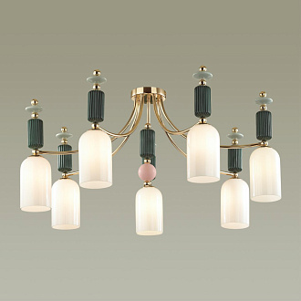 Потолочная люстра диаметр 92 см Odeon Light Candy 4861/7C Золото