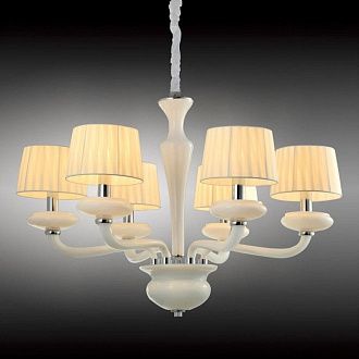 Подвесная люстра 80*157 см, 6*E14, 40W, Omnilux Omnilux 860 OML-86003-06, белый