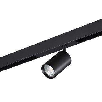 Трековый светильник 18*5,5*10 см, 1*GU10*50W, K, Novotech VECTOR PORT 359965, черный