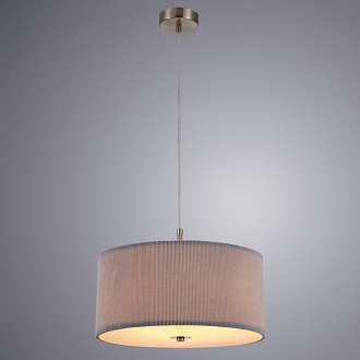 Подвесная люстра Arte Lamp Mallorca A1021SP-3SS, диаметр 39 см, матовый никель