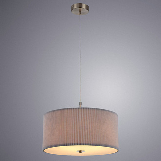 Подвесная люстра Arte Lamp Mallorca A1021SP-3SS, диаметр 39 см, матовый никель