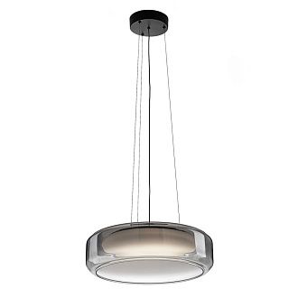 Подвесной светильник 45 см, 24W, 3500K, Citilux SIGNATURE CL247044 LED, черный