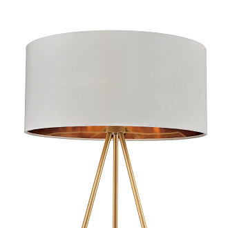 Торшер 145 см, Lumion 8077/1F, золото-белый