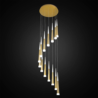 Люстра 45*300 см LED*98 W, 3000 К Citilux Вегас Шампань CL227142