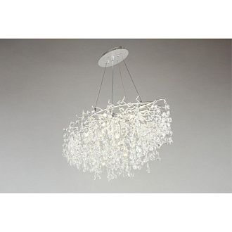 Подвесная люстра 100*60*80-170 см, 10*G9, 5W, Aployt Danusia APL.846.13.10, хром