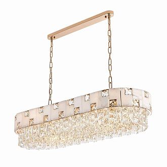 Подвесная люстра 35*100*50/100 см, 10*Е14 MODELUX premium ML.6986.1000P GD золото