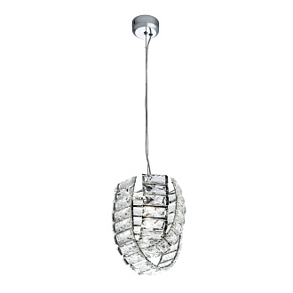Подвесная люстра 20x20x50см, G9, 2xG9Вт, , Modelux ML.755.2 CR Хром