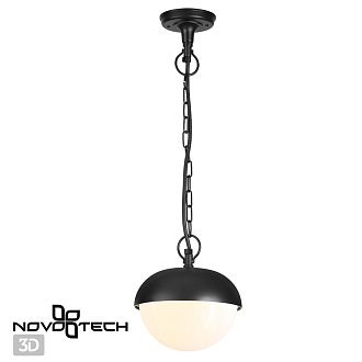 Светильник ландшафтный 20*20*81,5 см, E27 40 W, К Черный Novotech Street 370956 IP54