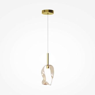 Подвесной светильник 16,2*5,5*49,3-339,3 см, *LED*3W, Maytoni Shiori MOD524PL-L3BSK1, Латунь