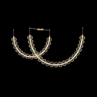 Подвесной светильник 208,6*35*94*184 см, LED*107W, 3000 К, Golden Cage MOD216PL-L55G3K Maytoni, Золото