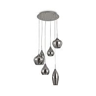 Люстра подвесная ideal lux Soft SP6 макс.6x40Вт E14 Серый 111841.  см