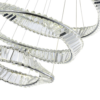 Светильник подвесной 80*280 см, LED*1*97W, 4000K, St Luce Ritorto SL6204.101.03, Хром