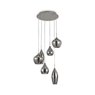 Люстра подвесная ideal lux Soft SP6 макс.6x40Вт E14 Серый 111841.  см