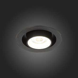 Встраиваемый светильник 9 см, 12W 3000K ST LUCE Встраиваемые светильники ST702.438.12 Черный