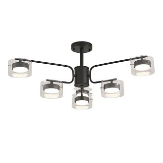 Светильник потолочный *96*29-29 см, 6*GX53 LED*7W, Lumion Natalina LUM8349/6C, черный