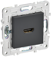 SKANDY Розетка HDMI SK-H01T титан IEK, SK-H10-K48