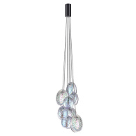 Люстра 30*30*155 см, 8 G9*40W, Odeon Light Mussels, черный 5039/8