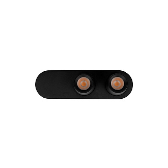 Накладной светильник 25*7,5*7 см, 2*LED*7W 4000K LOFT IT Quiet 10320/2 Black черный