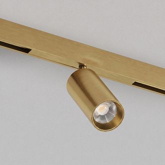 Светильник на шине 16*4,5*10 см, *LED*10W, 2700-6500K, Denkirs SHINE PRIME SPOT Zigbee | ШАЙН ПРАЙМ СПОТ Zigbee DK4941-SB, сатинированная латунь