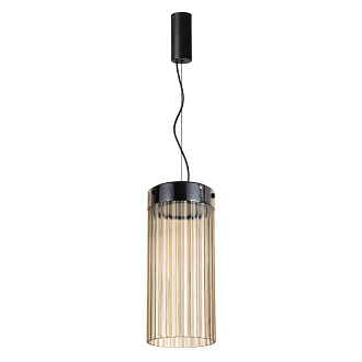 Подвес 15,5*15,5*169 см,  LED*W, 4000 К, Odeon Light Pillari, черный 5047/10L