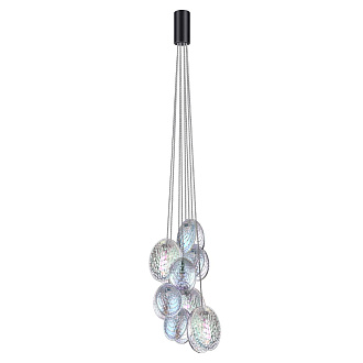 Люстра 30*30*155 см, 8 G9*40W, Odeon Light Mussels, черный 5039/8
