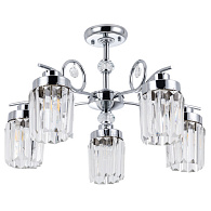 Потолочная люстра Arte Lamp Sophie A8067PL-5CC, диаметр 59 см, хром