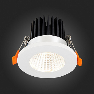 Встраиваемый светильник 8 см, 10W 3000K ST LUCE Встраиваемые светильники ST704.538.10 Белый, вр 6,5 см