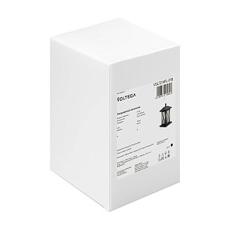 Ландшафтный светильник 15*15*-24,5 см, 1*E27*40W Voltega  VGL7214FL-01B, Черный