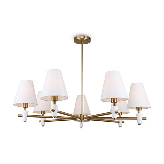 Светильник 84 см, Freya Pietra FR5371CL-07BS, латунь