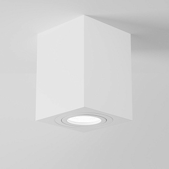 Светильник 9*9 см, GU10 50W, Maytoni Alfa C017CL-01W, белый