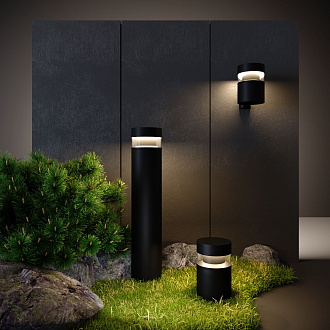 Ландшафтный светодиодный светильник IP54 1531 TECHNO LED черный Elektrostandard