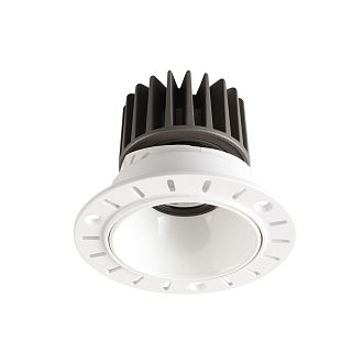 Светильник встраиваемый 6,8*7,1 см, вр 7,5 см, LED*12W, 4000K, Crystal Lux CLT 083 CLT 083C1 WH 4000K, Белый
