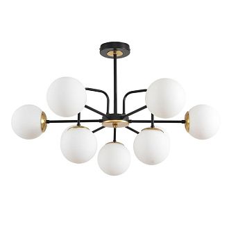 Люстра потолочная 26*78*47- см, 9*E27*60W, Lumion Elrona 8375/9C, черный; латунь
