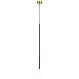 Подвесной светильник *2*79-159 см, *LED*5W, 4000K, Lightstar Tubo LT7473432, золотой