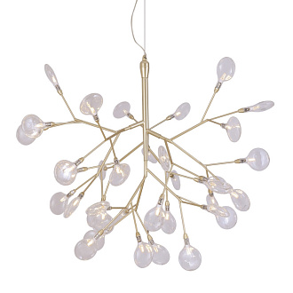 Светильник подвесной 72 см, Crystal Lux EVITA SP36 GOLD/TRANSPARENT Золотой