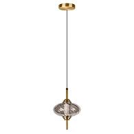 Подвесной светильник *15*-22,5 см, 1*LED*30W, 4000K, LOFT IT Helix 10421/C Smoke, бронзовый